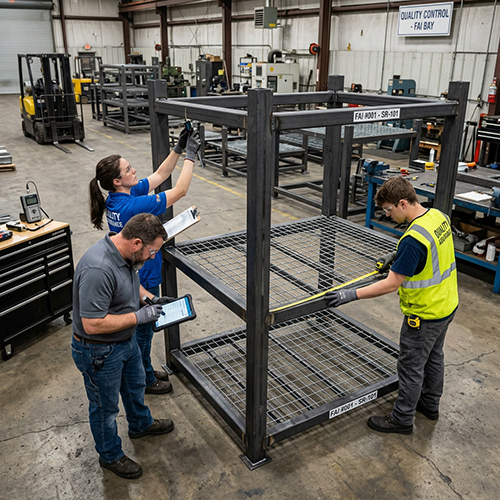 First Article Inspection of a Stack Rack